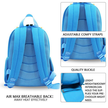 yisibo Kids Dinosaur Backpack Toddler Backpack Waterproof Preschool Travel Schoolbag Backpack for Kindergarten Bookbags Boys Girls 2-7 Years