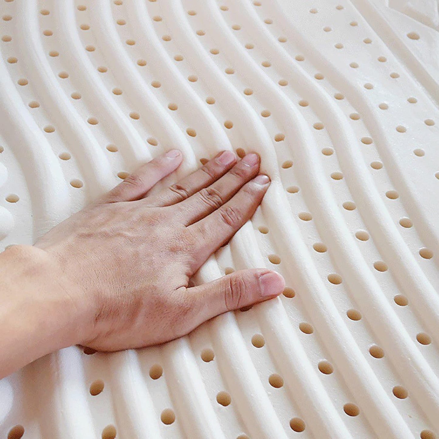 Premium Natural Latex Mattress Topper, 7.5cm Thick, Portable Folding Mattress for Single, Twin, Full, Queen, King Sizes - Japanese Tatami Roll Mat for Dormitory & Home Use, 120x190cm