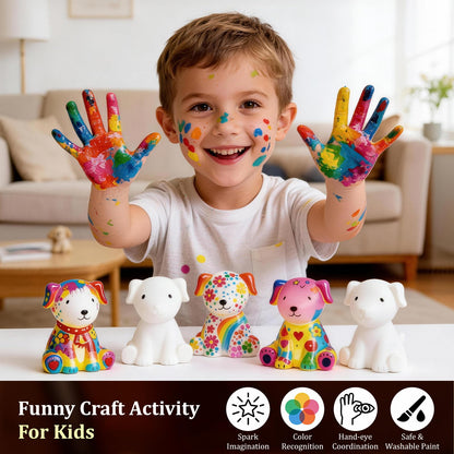 Paint Your Own Dog Lamp Kit - Art & Crafts Painting Kits for Kids, DIY Puppy Crafts Night Light,Art Supplies School Activities,Easter Christmas Birthday Creative Gift for Boys Girls Ages 4 5 6 7 8+