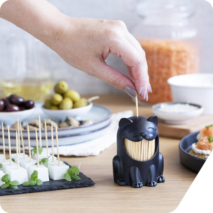 PELEG DESIGN Toothpick Holder - Playful Toothpick Dispenser, Fun and Decorative Plastic Toothpick Holder for Easy Access During Meals or Gatherings (Pickitty)