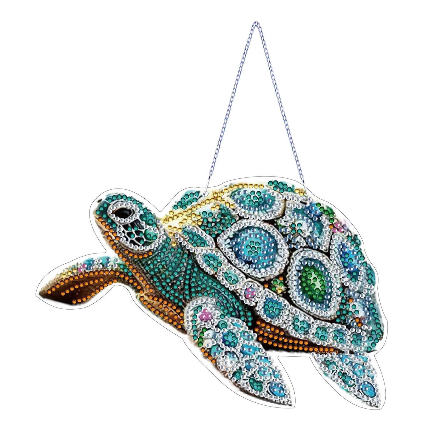 STGLCR Sea Turtle Suncatchers Special Shape Diamond Painting Kits for Beginner,Crystal Rhinestones Diamond Dots Diamond Art DIY Kits for Adults Painting Pendant Ornament for Home Wall Decor 7.8inch