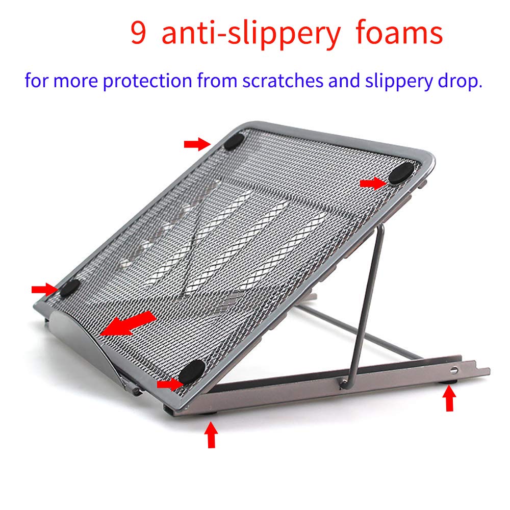 Metal Mesh Stand for A4 LED Tracer Pad, Ventilated Metal Holder for Laptop, Tablet, Animation Art Sketching Drawing Tracing LED Light Box Board, Books Holder, Diamond Painting Light Pad