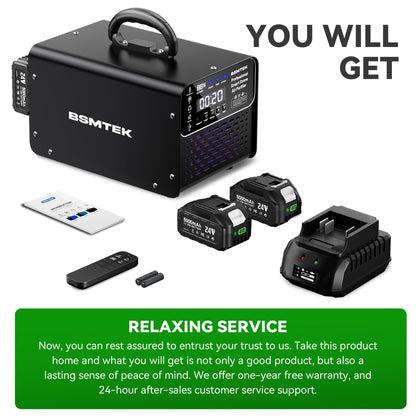Cordless Ozone Generator - 1,000,000mg/h Professional Grade Covers 10000 Sq-Ft+, 2026 Upgraded Portable Deisgn with 2x 5000mAh Battery for 8-10 Hours Use, With Remote Control, Black