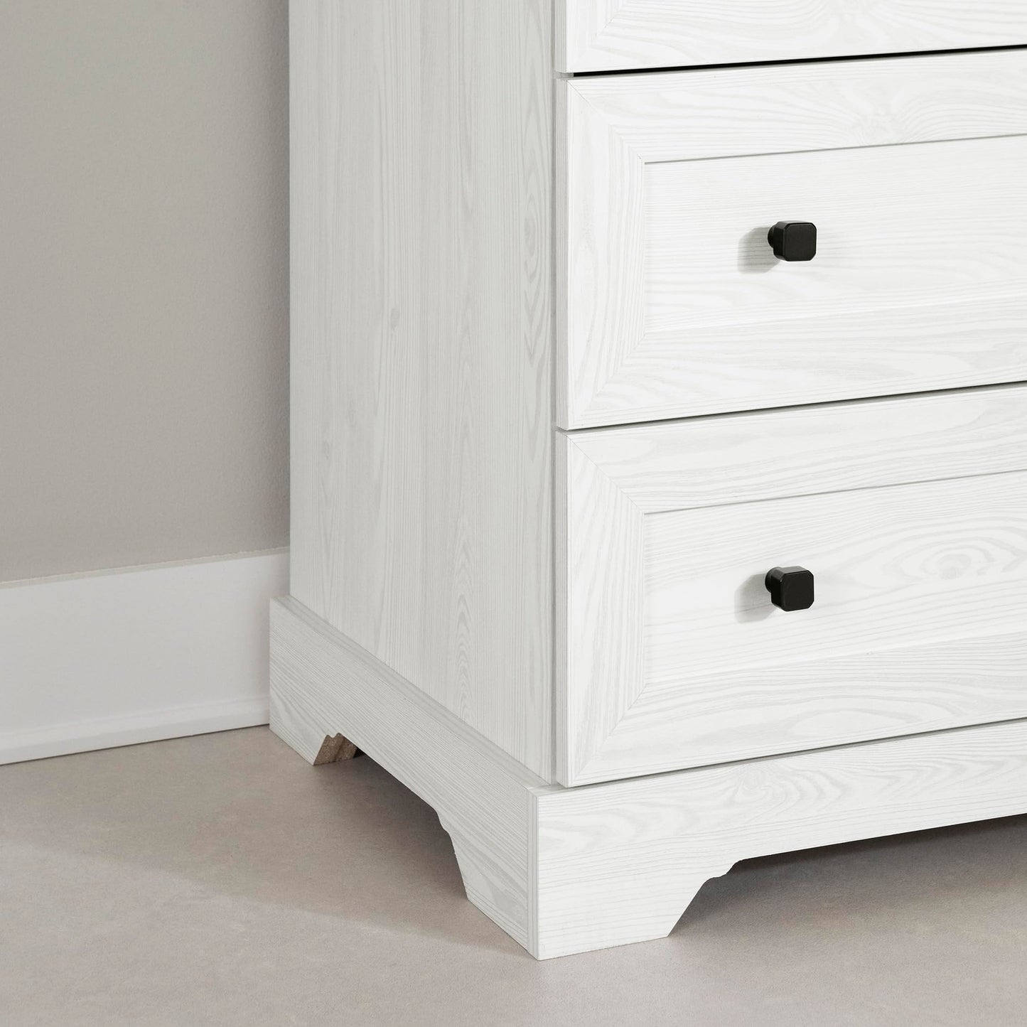 South Shore Hazen 4-Drawer Chest White Pine