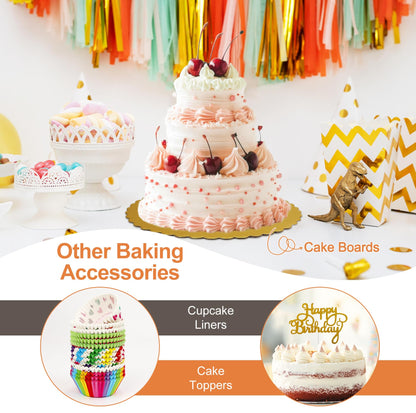701Pcs Cake Decorating Kit with Baking Supplies, Cake Turntable, Cake Decorating Supplies, Frosting Piping, Cake Leveler, Piping Tips, Cake Pan Set for Cake Baking Kit