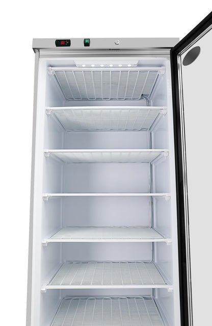KoolMore 21 Cu. Ft. Commercial Freezer with Glass Door in White - Manual Defrost (KM-FMD20WGD)