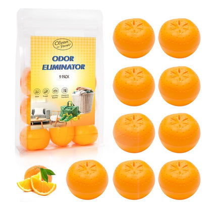 9 Pack Baking Soda Deodorizers, Shoe Deodorizer Balls, Air Freshener for Home, Odor Eliminator for Closets Bathroom Pets, Up to 180 Days
