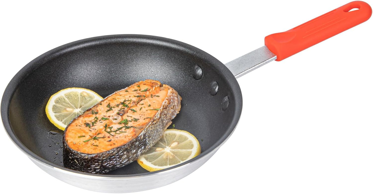 Restaurantware Met Lux Pan Handle Sleeve, 1 Removable Cover for 8-inch and 9-inch Pans, Red Silicone, Dishwashable