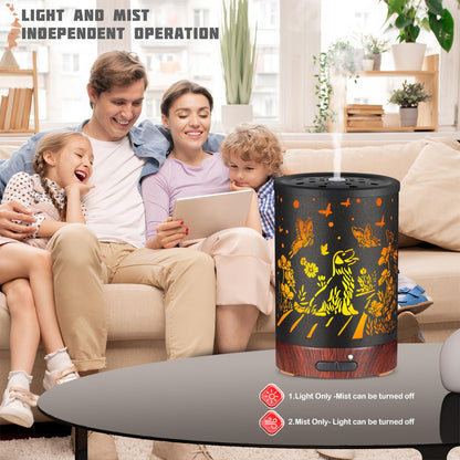 Essential Oils Diffuser,Aromatherapy Diffuser,Birthday for Women Mom Grandma,Metal Cool Mist Humidifier with 7 Colors Lights Waterless Auto Off Air Diffusers (Dragonfly)