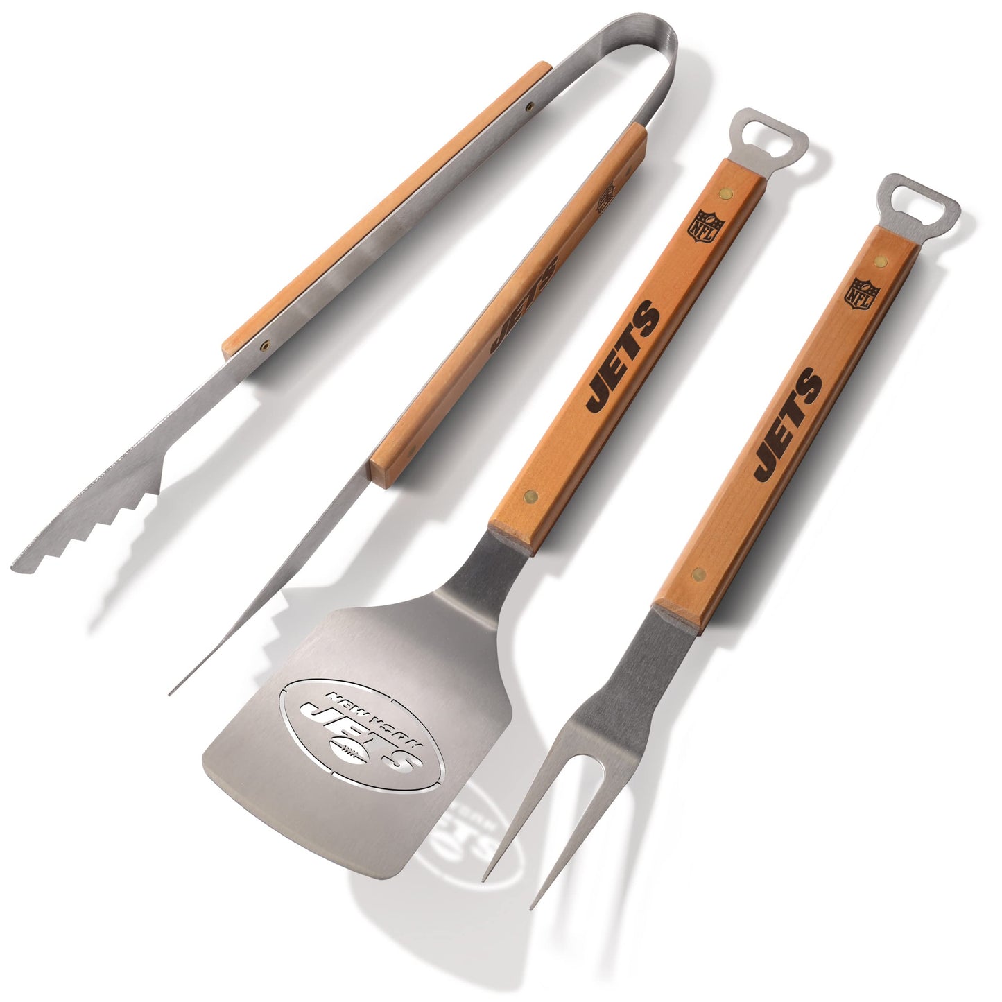 YouTheFan NFL New York Jets Classic Series 3-Piece BBQ Set