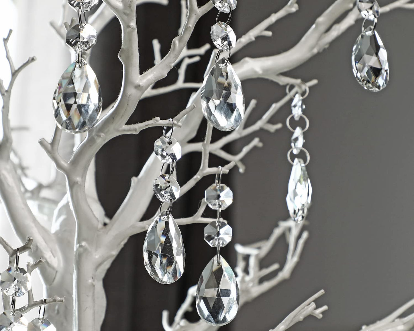 H&D HYALINE & DORA 20pcs Teardrop Chandelier Crystal Glass Pendants Beads