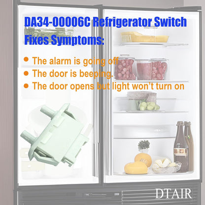 DA34-00006C Refrigerator Door Switch Replacement for Samsung Models DA34-00006D, DA34-00048A