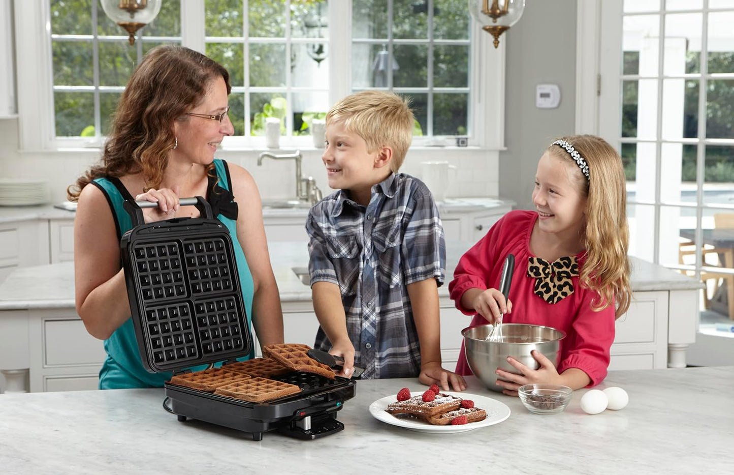Cuisinart 4 Slice Belgian Waffle Maker - Square, WAF-150NAS