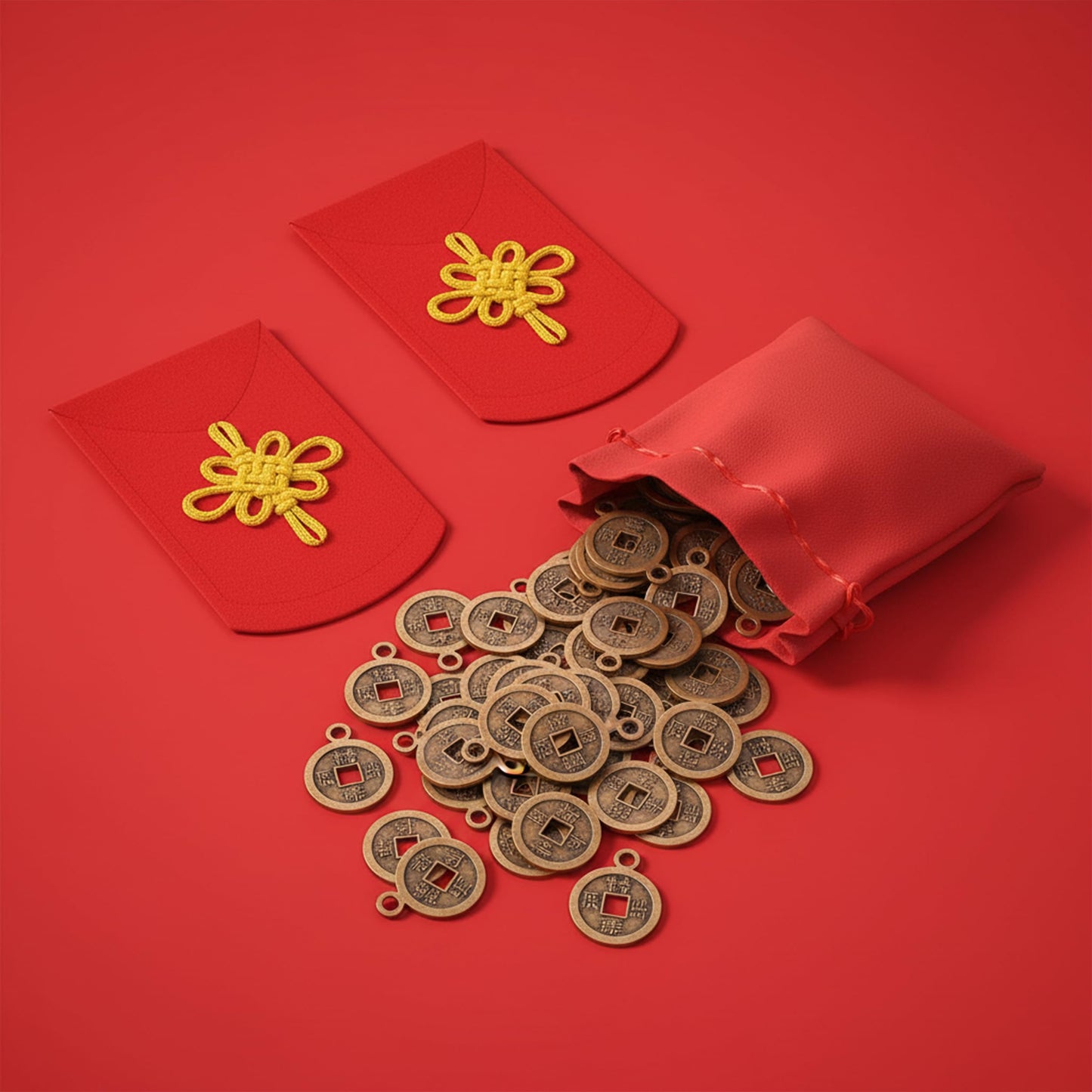Bronze Chinese Coins – 190 PCS Ancient Antique Fashion Retro Jewelry Making Crafting Charms Findings Bulk for Bracelet Necklace Pendant Accessoires Lots Vintage Feng Shui Cash Arts Crafts Beading Tone