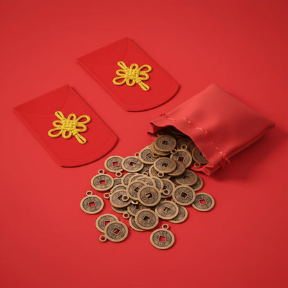Bronze Chinese Coins – 190 PCS Ancient Antique Fashion Retro Jewelry Making Crafting Charms Findings Bulk for Bracelet Necklace Pendant Accessoires Lots Vintage Feng Shui Cash Arts Crafts Beading Tone