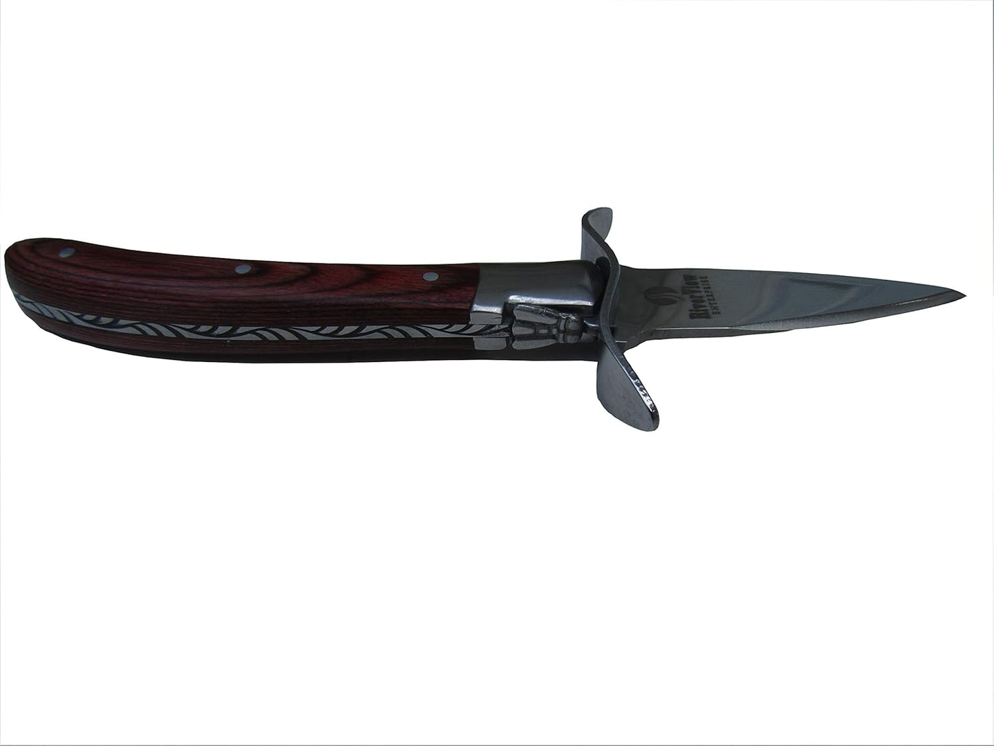 RiverView Enterprise Oyster Shucking Knife, Stainless Steel, Clam/Shellfish Opener, Seafood Knife