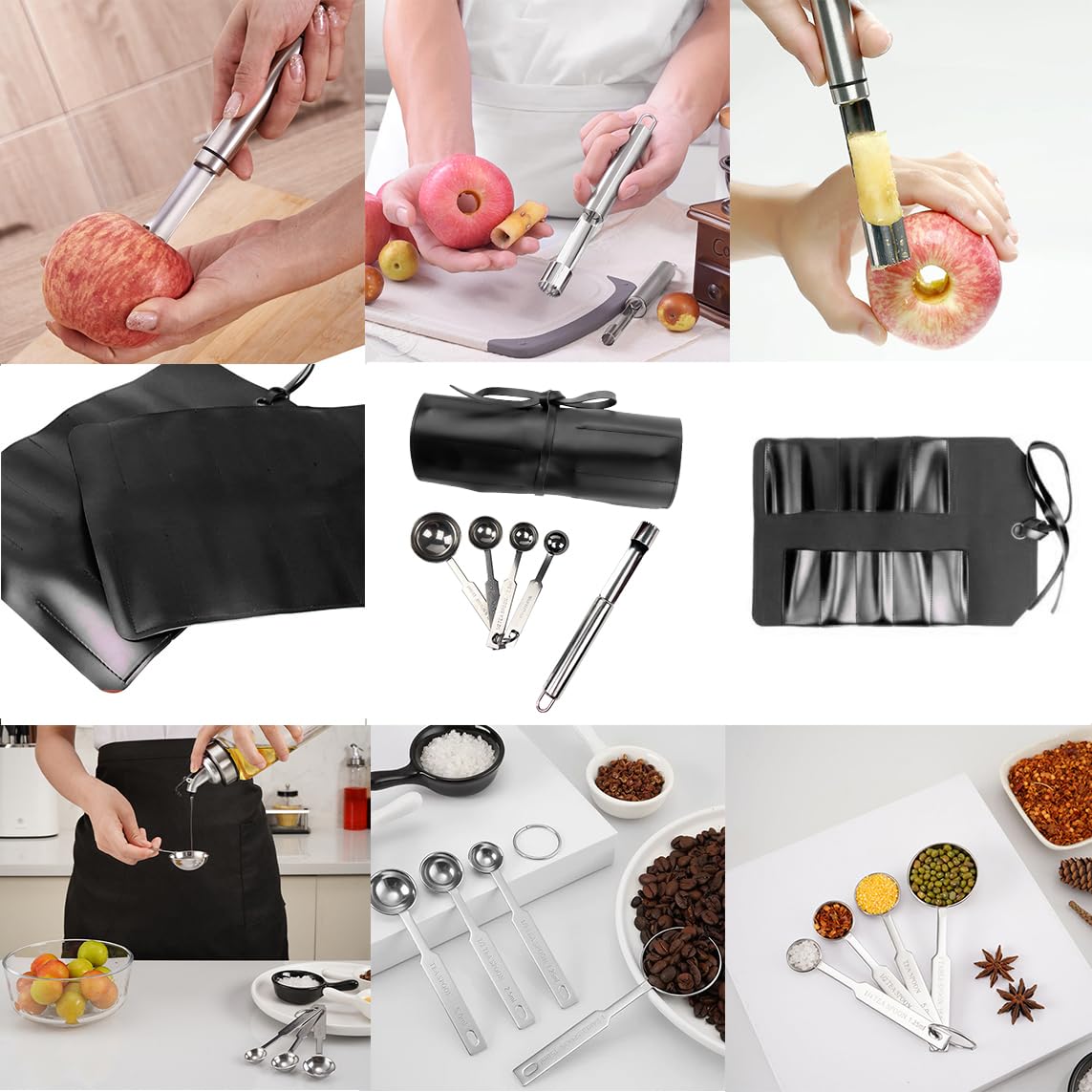 DUEBEL All-in-One Culinary Plating Set, 12 Piece Professional Chef Plating Kit for Home Cooks and Beginners' Perfect Plating (12 Piece)