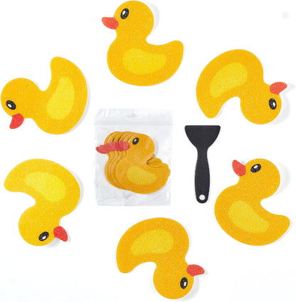 20 PCS Non Slip Bathtub Stickers, Cute Duck Creature Shower Stickers for Kids, Bathtub Non Slip and Adhesive Decals