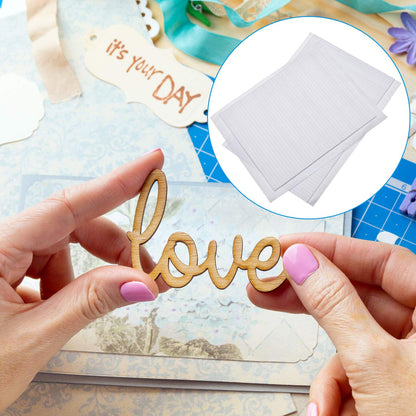 Outus 20 Sheets Foam Strips 1000 Pcs Double Sided Adhesive Foam Tape 3D Craft Tape for DIY Handmade Mini Stickers for Art Crafts Scrapbooking Card Making Office Supplies, 5.91 x 0.12 Inches