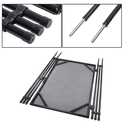 WFLNHB Easy-Install Pool Secure Gate, 4x2.5FT Pool Secure Fence Gate with Stainless Steel Latch for Inground Pools, Standalone Child Pet Barrier for Guarding Inground Pool and Spa Areas