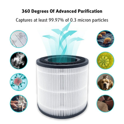 Filters Compatible with BISSELL MYair Pro Air Purifier 3139A 3139B, 3139A Replacements Filter, 3069