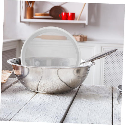 Round Sifter - 1pc Plastic Flour Sieve, Stainless Steel Colander, Ultra Fine Mesh Strainer