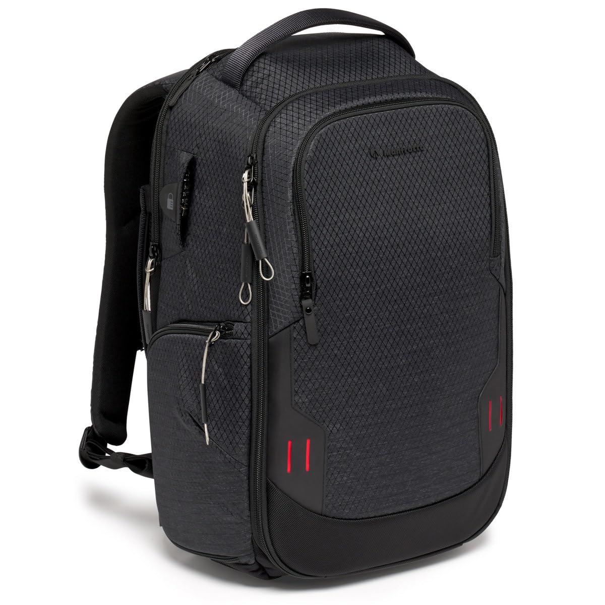 Manfrotto PRO Light Frontloader M, Professional Camera Backpack, Side and Front Access, Tripod Mount, Padded Backpack with Interchangeable Dividers, Black