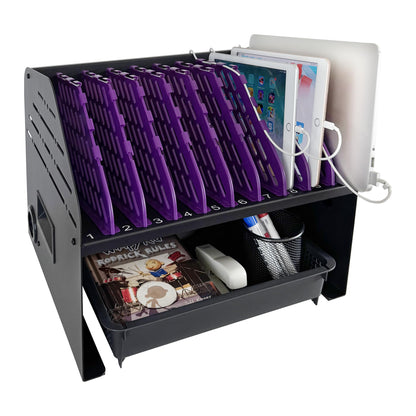 Powervize 10-Device Charging Station for Laptops, Tablets & E-Readers
