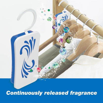 Closet Air Freshener, Fresh Linen, 4 Oz Hanger (Pack of 6), Continuously Releases Fragrance