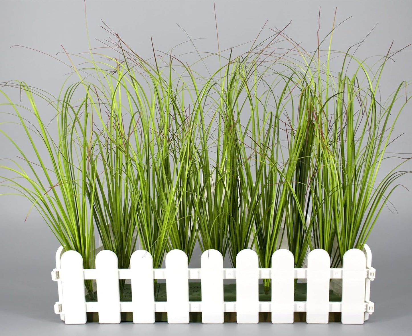 16 Artificial Plants Fake Wheat Grass Tall Shrubs, Faux Greenery Plastic Leaves Plant Indoor Green Decoration Home