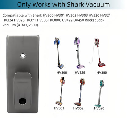 Vacuum Wall Mount Attachments for Shark Rocket Vacuum, Compatible with Shark HV300 HV301 HV302 HV303 HV320 HV321 HV324 HV325 HV371 HV380 HV380C UV422 UV450 Rocket Stick Vacuum (416FFJV300)