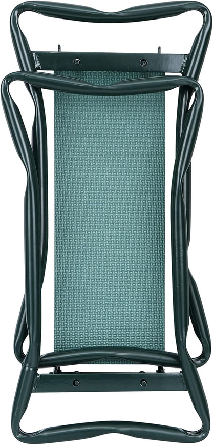 Pouch,1 Set HomGarden Upgraded Folding Garden Kneeler Seat Bench Stool w/Thicken & Widen Soft Kneeling Pad, Portable