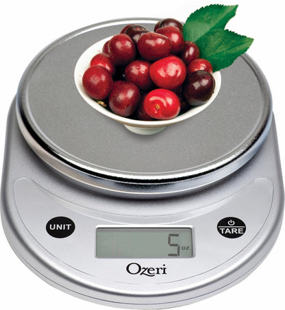 Ozeri® Pronto® Digital Multifunction Kitchen and Food Scale with Variable Graduation Technology®, All Silver