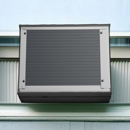 Heavy Duty Waterproof Air Conditioner Cover for Window Units, Outdoor Winter Defender with Adjustable Strap, Small Size