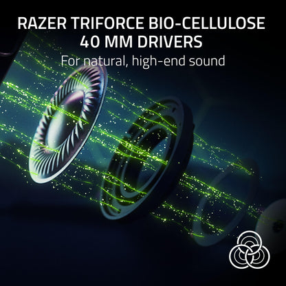 Razer Kraken V4 Pro Wireless Gaming Headset: OLED Control Hub - HD Haptics - 2.4GHz Wireless - Bluetooth - USB - 3.5 mm - Super Wideband Mic - For PC, Mac, PS5, Nintendo Switch, Steam Deck, Smartphone