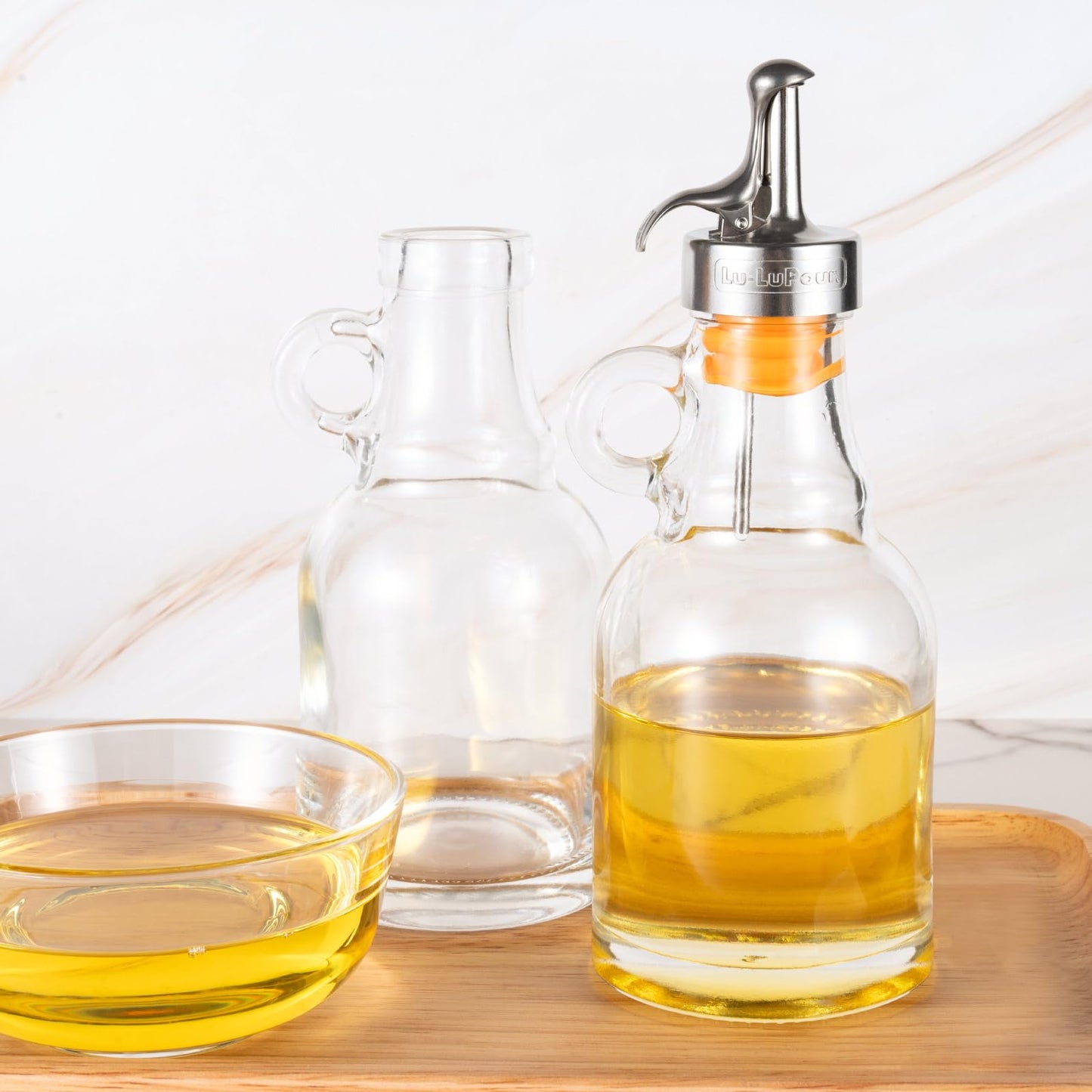 Olive Oil Dispenser Pourers, Liquor Pour Spouts, Bottle Wine Pourers, Suitable for Liquid, Beverage, Vinegar, Wine for Home Kitchen and Bar Accessories