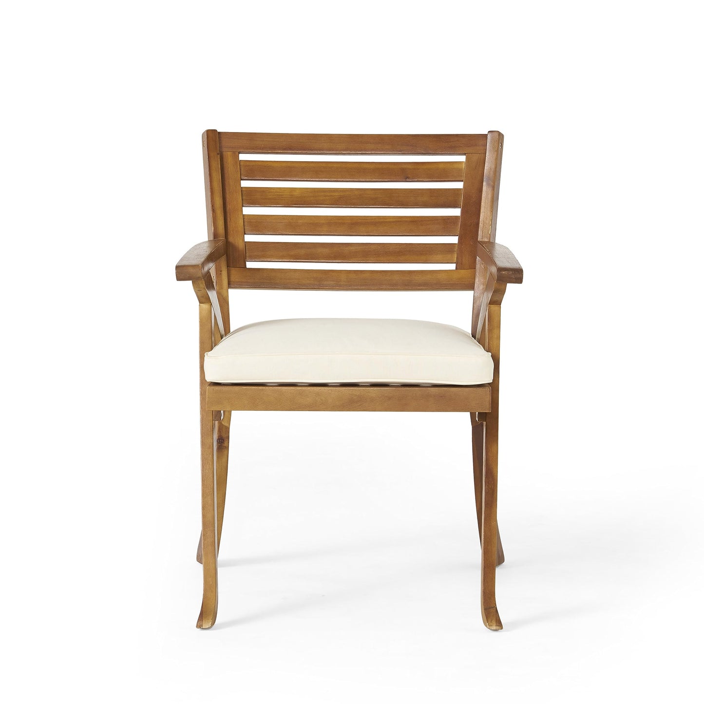 Christopher Knight Home Hermosa Acacia Wood Dining Set, 5-Pcs Set, Teak Finish