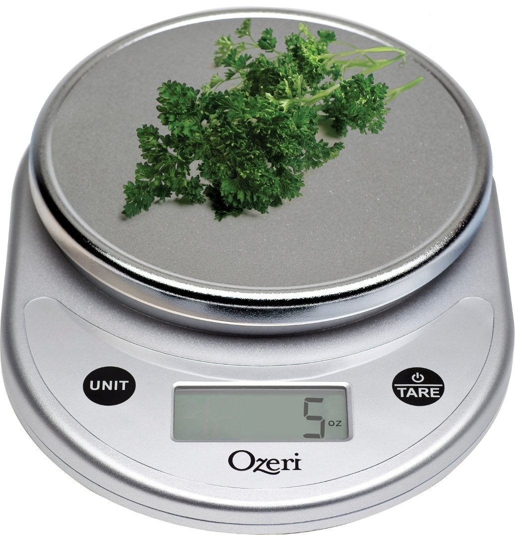 Ozeri® Pronto® Digital Multifunction Kitchen and Food Scale with Variable Graduation Technology®, All Silver