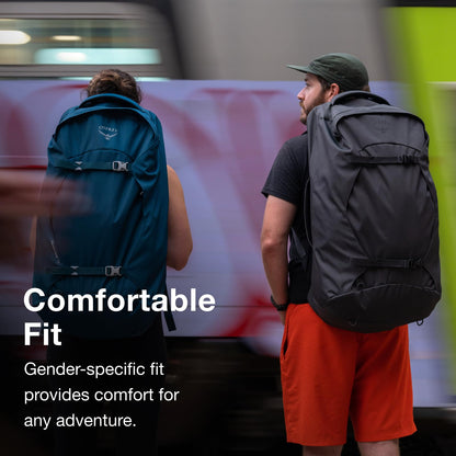 Osprey Farpoint 55L Men's Travel Backpack, Muted Space Blue