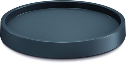 (14.4 inch) Round Rolling Plant Caddy with Edge and Hidden Wheels, Heavy Duty Wheeled Stand for Potted Plant, Universal