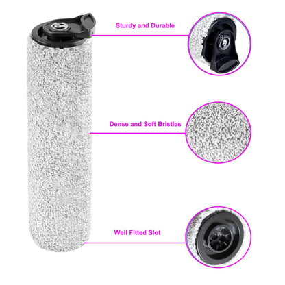 PELLYDA Roller Brush Replacement Parts Compatible with Tineco iFloor 2, iFloor 3,Floor One S3 Cordless Wet Dry Vacuum Cleaner.(iFloor Accessories Replacement Roller Brush 2 Pack)