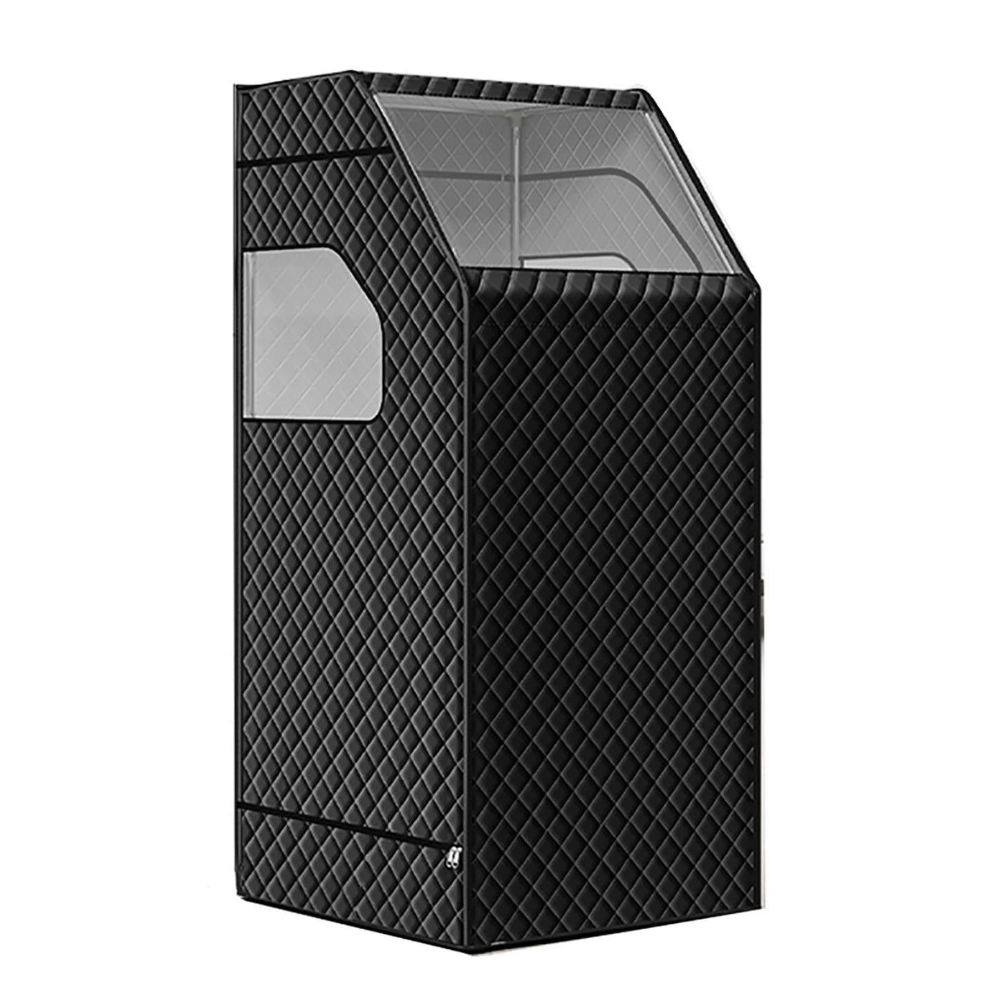 YXKJZHF Portable Sauna Box for Home, Personal Steam Sauna Tent with 1000W 2.6L Steamer, Timer, Remote Control, Folding Chair