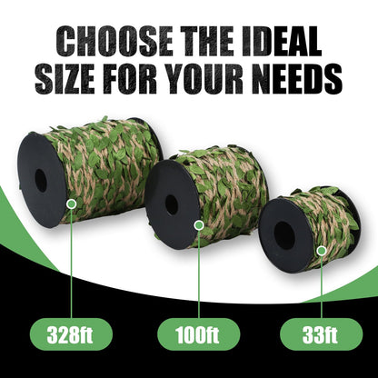 Radix Rope Natural Jute Twine with Green Leaf - 100 Feet (30 Meters) | Decorative Garden String for Gift Wrapping, Crafts, Wedding Decor