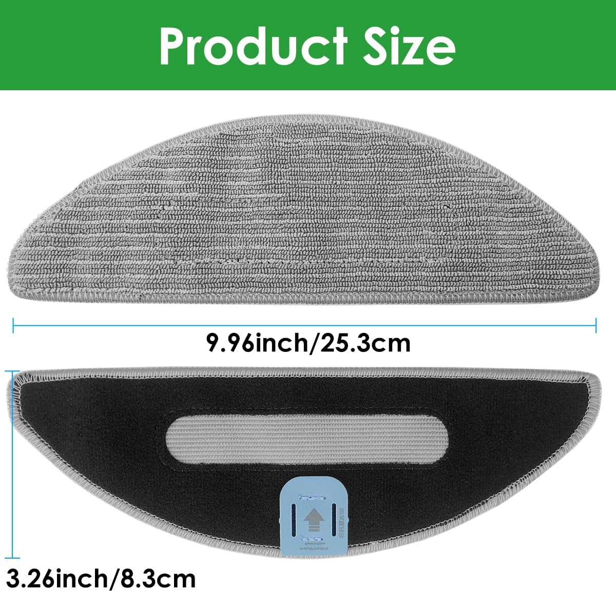 Vacuum Accessories Kit for iRobot Roomba Combo i5, i5+, j5, j5+ Robot Vacuum - 4 Mop Pads Included