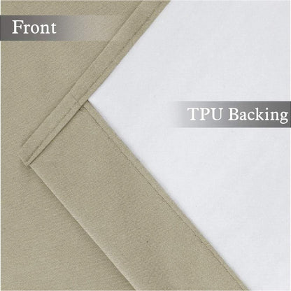 Window Valance Curtain for Kitchen, Bathroom, Living Room, Blackout Treatment, 54 x 18 Inches, 1 Panel