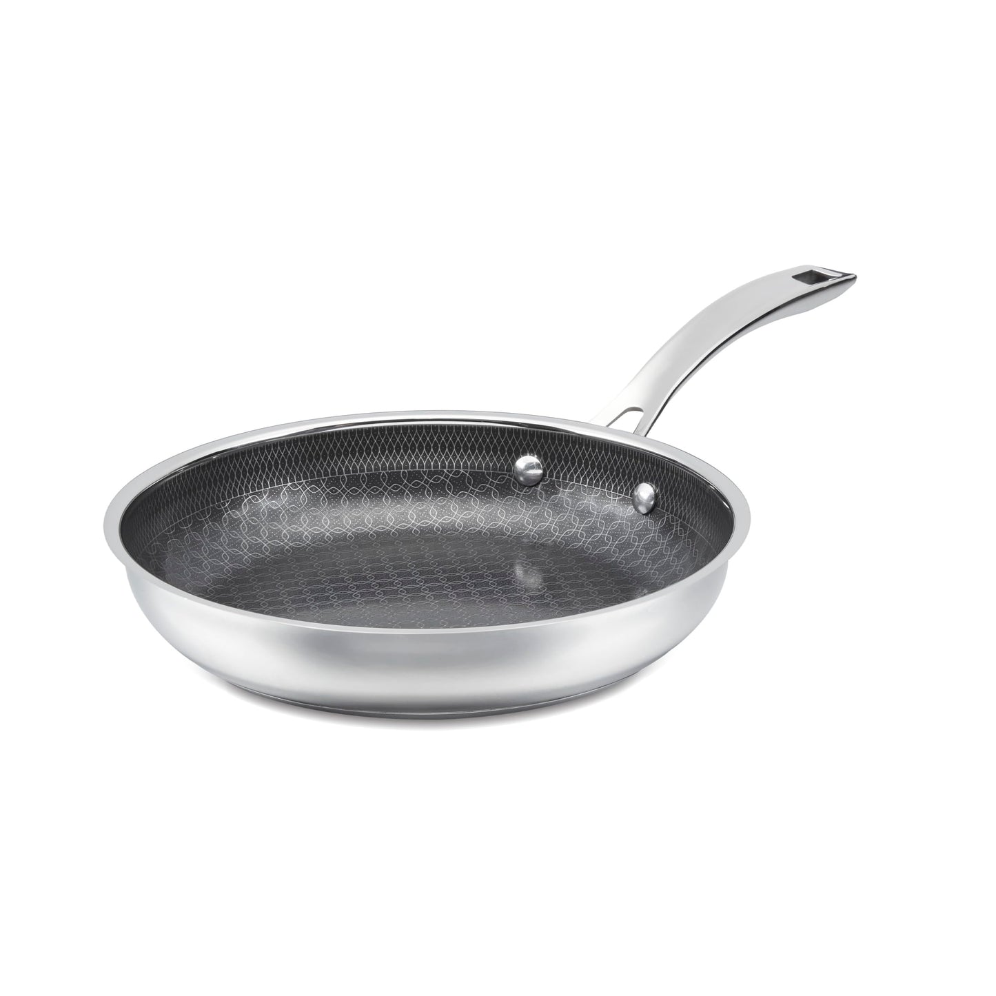 Cuisinart FusionPlus Hybrid Nonstick Stainless Steel Cookware, 10-Inch Skillet with PFAS-Free PURELYSEAR Ceramic Technology, Scratch Proof, Cool Grip Handles, Dishwasher Safe, FPS22-24