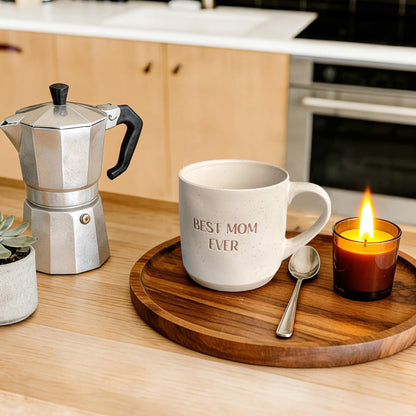 S.Leaf Best Mom Ever Gifts Mom Coffee Mug Mama Ceramic Coffee Mug Heart Mug Dishwasher & Microwave Safe Stoneware Mug Birthday Gifts for Mom