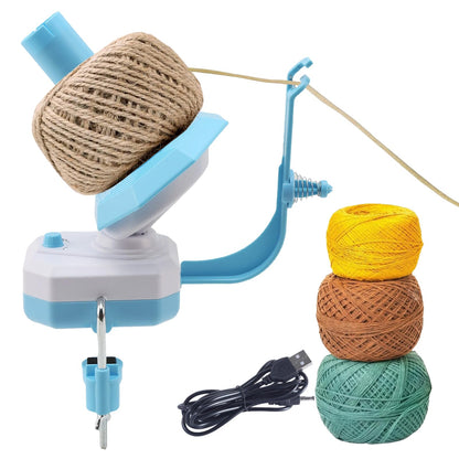 Spalivivre Electric Yarn Ball Winder, Automatic and Stepless Speed Yarn Winder, 10 oz Large Capacity, Easy to Use, Upgrade Yarn Spinner for Knitters and Crochet Lovers