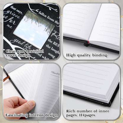 Yingzhao Memorial Funeral Guest Book with Pen 144 Pages Cardinal Funeral Guest Sign in Book for Memorial Service Celebration of Life Party Supplies in Loving Memory(Vivid Style)