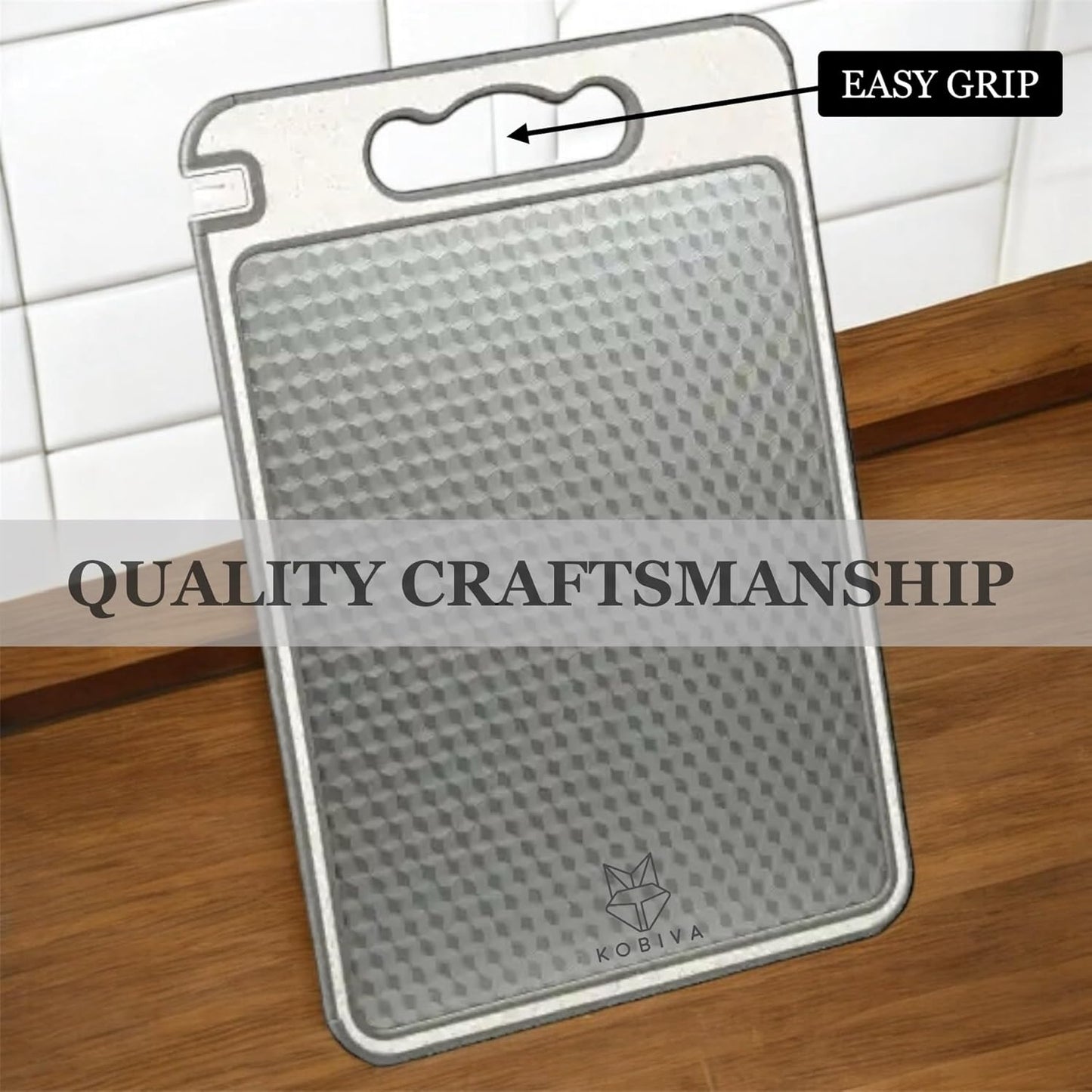 304 Stainless Steel Cutting Board for Kitchen | Dishwasher Safe Non-Toxic Metal Chopping Board | Scratch Resistant